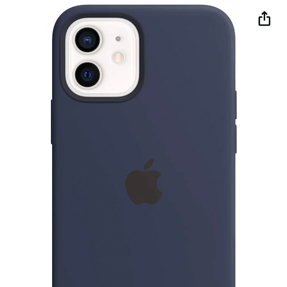 Apple Navy Blue iPhone 12 Pro Silicone Case